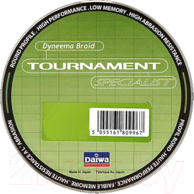 Леска плетеная Daiwa Tournament Specialist 150м 30lb — фото 6