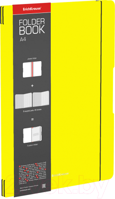Тетрадь Erich Krause FolderBook Neon / 56115 (желтый)
