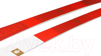 Горные лыжи с креплениями Majesty 2022-23 Adventure + PR 11 MBS Brake 85G (р-р 154, красный/белый)