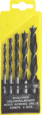 Изображение товара Набор сверл FIT 5 шт / 36101 (4-5-6-8-10мм)