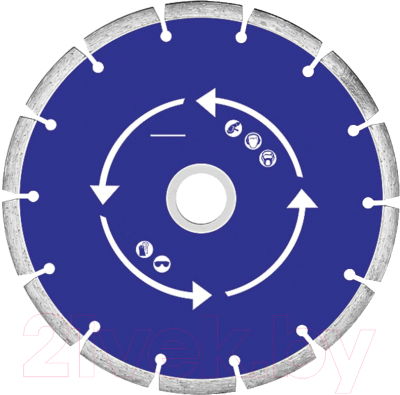 Отрезной диск алмазный MOS Сегментный 230х2.4x7.0x22.2мм / 37215М
