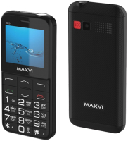 Мобильный телефон Maxvi B231 (черный) - 