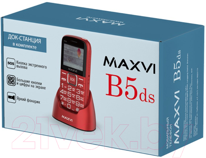 Мобильный телефон Maxvi B5ds