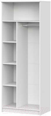 Шкаф NN мебель ШК 2 (белый текстурный)