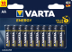 Комплект батареек Varta Еnergy АА LR6 10BL (10шт) - 