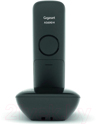 Беспроводной телефон Gigaset AS690 Duo Rus / L36852-H2816-S301 (черный)
