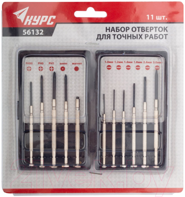 Изображение товара Набор отверток Курс Часовые / 56132