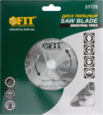 Пильный диск FIT Для циркулярных пил по ламинату / 37775