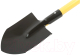 Миниатюра изображения товара Лопата туристическая РОС С металлическим черенком 160x215x760мм / 77234 (030230)