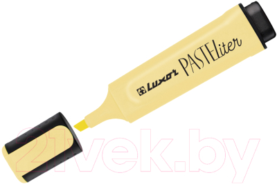 Текстовыделитель Luxor Pasteliter / 4021P (пастельный желтый)