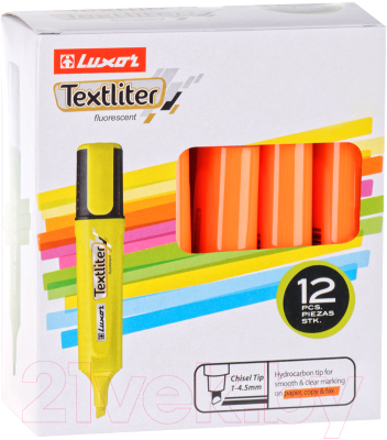 Текстовыделитель Luxor Textliter / 4013 T (оранжевый)