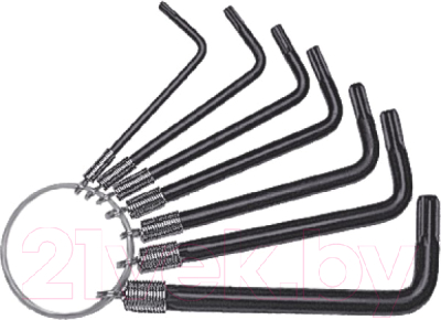 Изображение товара Набор ключей FIT Звездочки Т9-Т4 / 64003