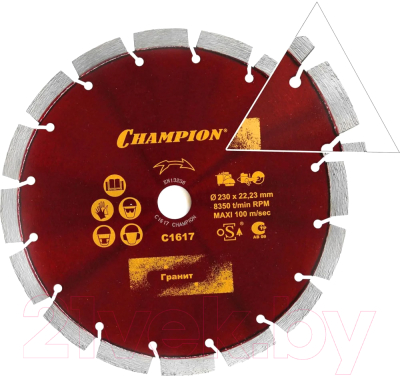 Отрезной диск алмазный Champion C1617