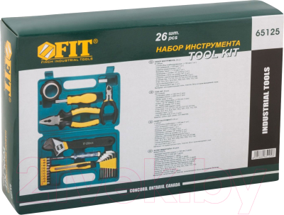 Универсальный набор инструментов FIT 65125