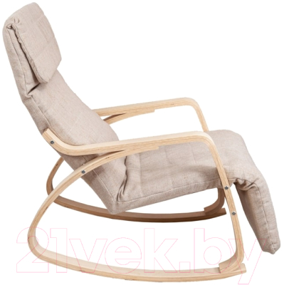 Кресло-качалка Calviano Relax 1101 (светло-бежевый)