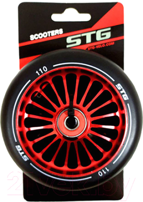 Колесо для самоката STG Х105150 (красный)