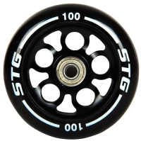 Колесо для самоката STG Х105164 (черный/белый) - 