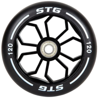 Колесо для самоката STG Х105168 (черный/белый) - 