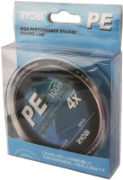 

Леска плетеная Ryobi, PE 4 Zauber 100м 0.32мм