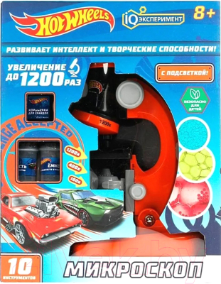 Микроскоп оптический Играем вместе Hot Wheels IQ эксперименты / ZY1184896HW