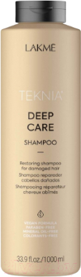 Шампунь для волос Lakme Teknia Deep Care Восстанавливающий  (1л)