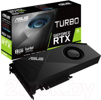 Видеокарта Asus GeForce RTX 2080 TURBO-RTX2080-8G / 0YV0C31-M0NM00