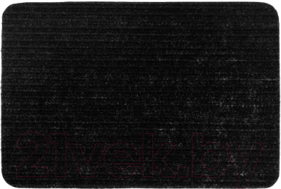 Коврик грязезащитный VORTEX Simple 40x60 / 22073 (черный)