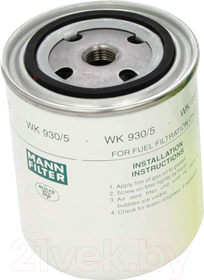 

Топливный фильтр Mann-Filter, WK930/5
