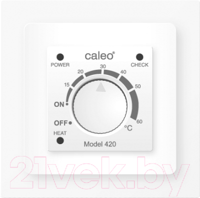 Терморегулятор для теплого пола Caleo 420 c адаптерами 