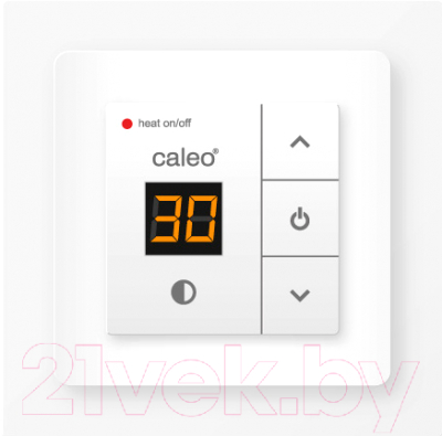Терморегулятор для теплого пола Caleo 720 с адаптерами (белый)