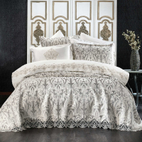 

Комплект постельного белья с покрывалом Zebra Casa, Astor Damask Евро / Y 856