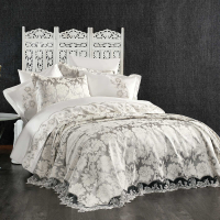 

Комплект постельного белья с покрывалом Zebra Casa, Astor Flower Евро / Y 857