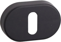 Накладка под сувальдный ключ System PS OV AL6 (черный матовый) - 