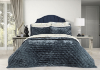 Набор текстиля для спальни Sarev Metis Евро / Y880 v4 Mavi (синий) - 