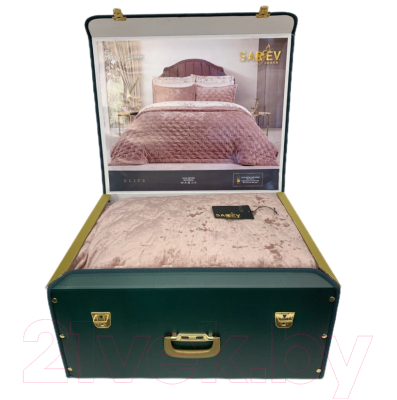 Набор текстиля для спальни Sarev Metis Евро / Y880 v3 (Pembe/розовый)
