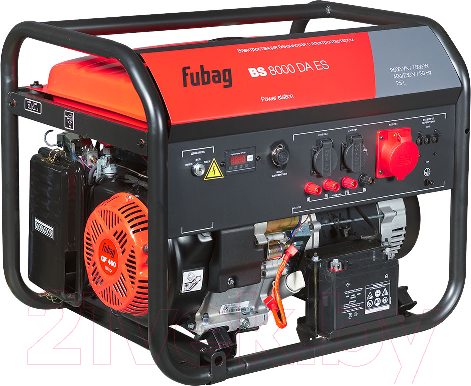 Бензиновый генератор Fubag BS 8000 DA ES / 641088