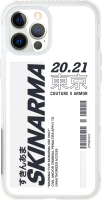 Чехол-накладка Skinarma Garusu для iPhone 12/12 Pro (белый) - 
