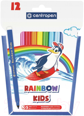 Фломастеры Centropen Rainbow Kids / 7550 1202 (12цв)