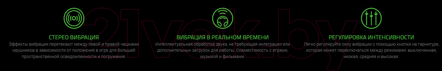 Наушники-гарнитура Razer Kraken V3 HyperSense / RZ04-03770100-R3M1