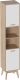 Шкаф-пенал Мебельград Калгари 45x45x220 (дуб натуральный светлый/белый матовый) - 