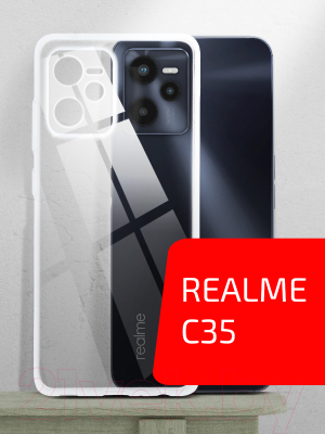 Чехол-накладка Volare Rosso Clear для Realme C35 (прозрачный)