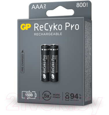 Комплект аккумуляторов GP Batteries 85AAAHCB-2EB2 (2шт)