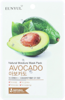 

Маска для лица тканевая Eunyul, Natural Moisture Mask Pack Avocado