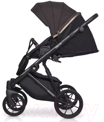 Детская универсальная коляска Riko Basic Delta 3 в 1 (04/темно-коричневый)