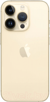 Смартфон Apple iPhone 14 Pro 128GB / MQ073 (золото)