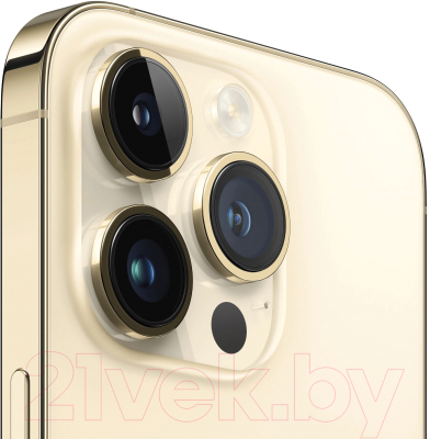 Смартфон Apple iPhone 14 Pro 128GB / MQ073 (золото)