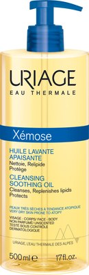 Масло для душа Uriage Xemose Huile Lavante Apaisante Успокаивающее (500мл) - 