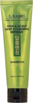 Шампунь для волос L.Sanic Hair & Scalp Deep Cleansing Refresh Shampoo (120мл)