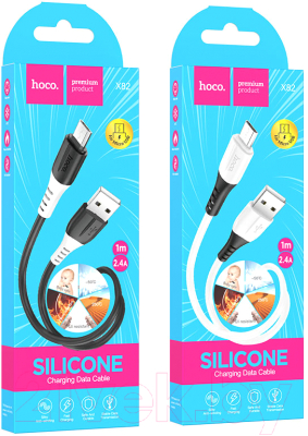 Изображение товара Кабель Hoco X82 Micro (1м, черный)