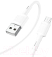 Миниатюра изображения товара Кабель Hoco X83 Micro (1м, белый)